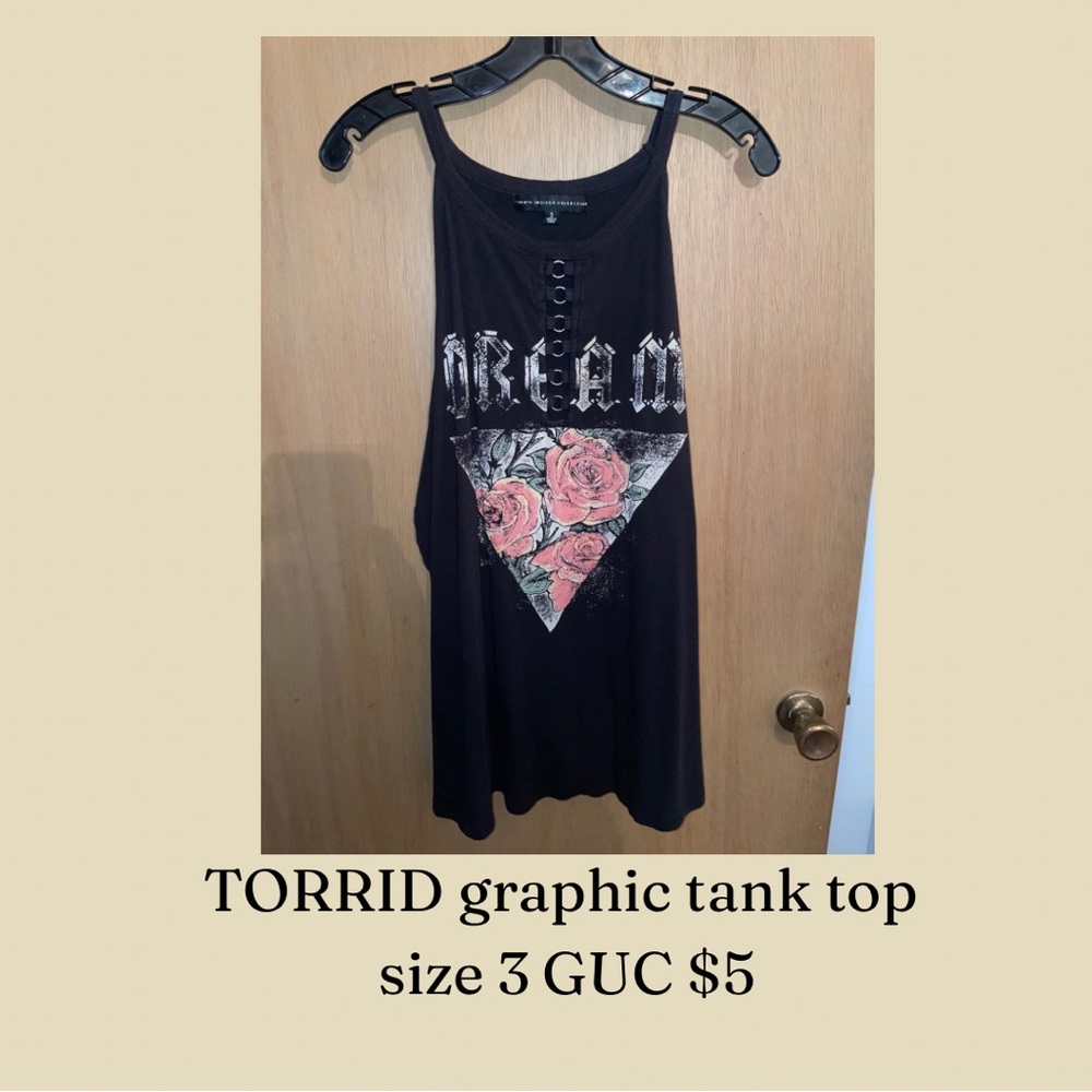 Torrid graphic halter tank top